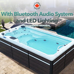 Canadian Spa 2025 13ft Swim Spa 15HP-Jet, 3-Person - St Lawrence Sport 390 x 226 x H120 cm - My Store