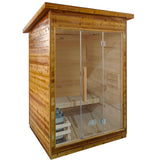 The Bronte Traditional Outdoor 2 Person Cabin Sauna By SaunaPlunge - My Store