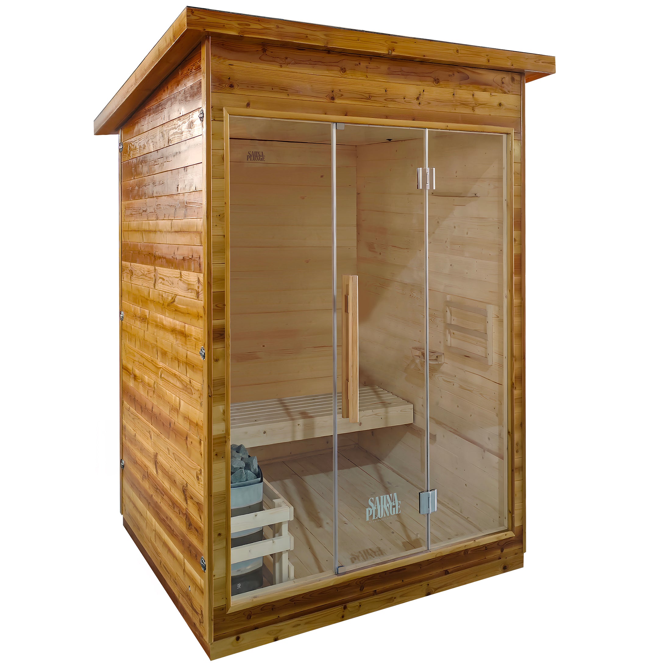 The Bronte Traditional Outdoor 2 Person Cabin Sauna By SaunaPlunge - My Store