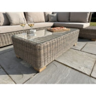 Capri Collection Outdoor Large Corner And Coffee Table Set - My Store
