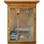 The Bronte Traditional Outdoor 2 Person Cabin Sauna By SaunaPlunge - My Store