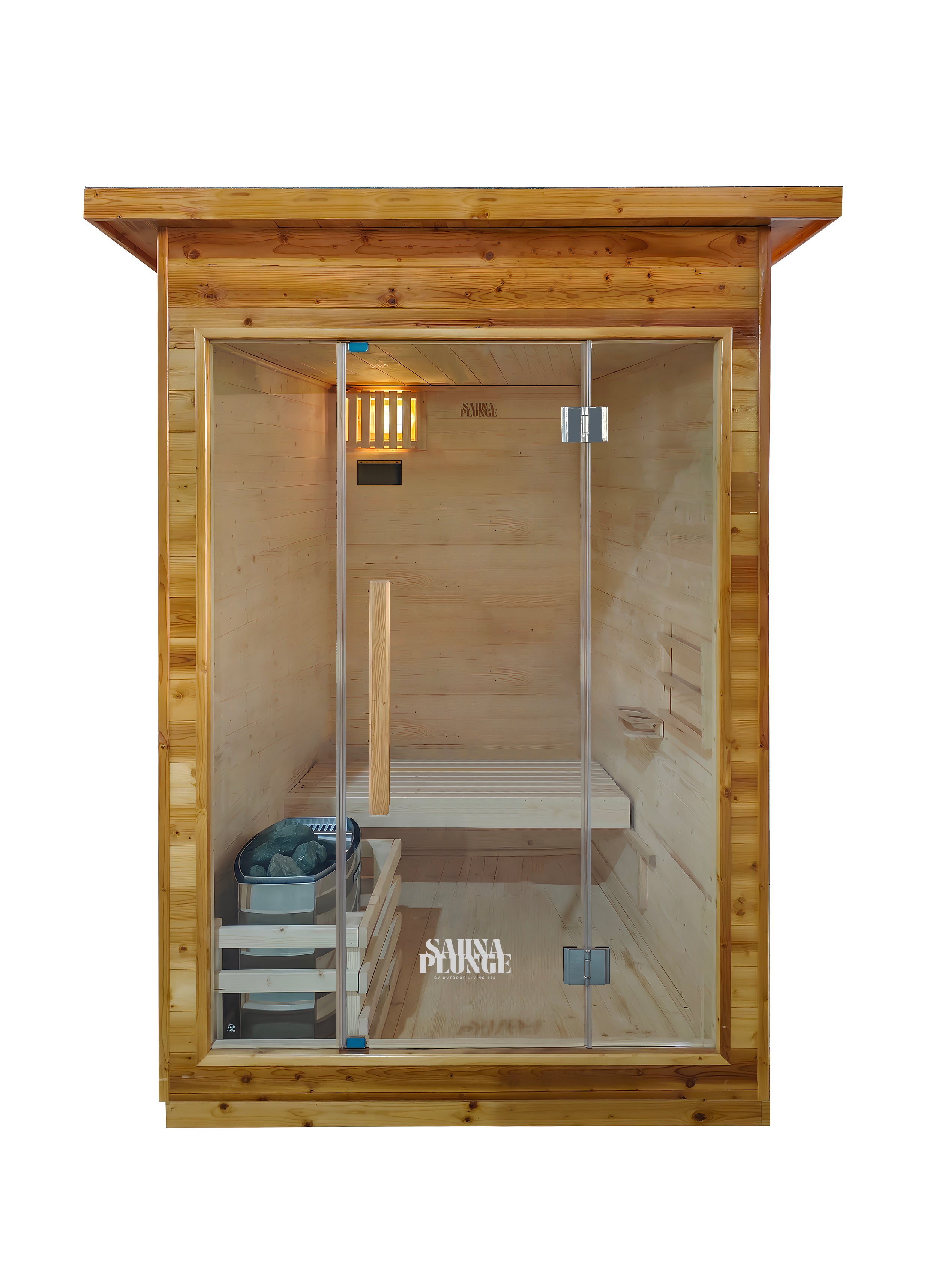 The Bronte Traditional Outdoor 2 Person Cabin Sauna By SaunaPlunge - My Store