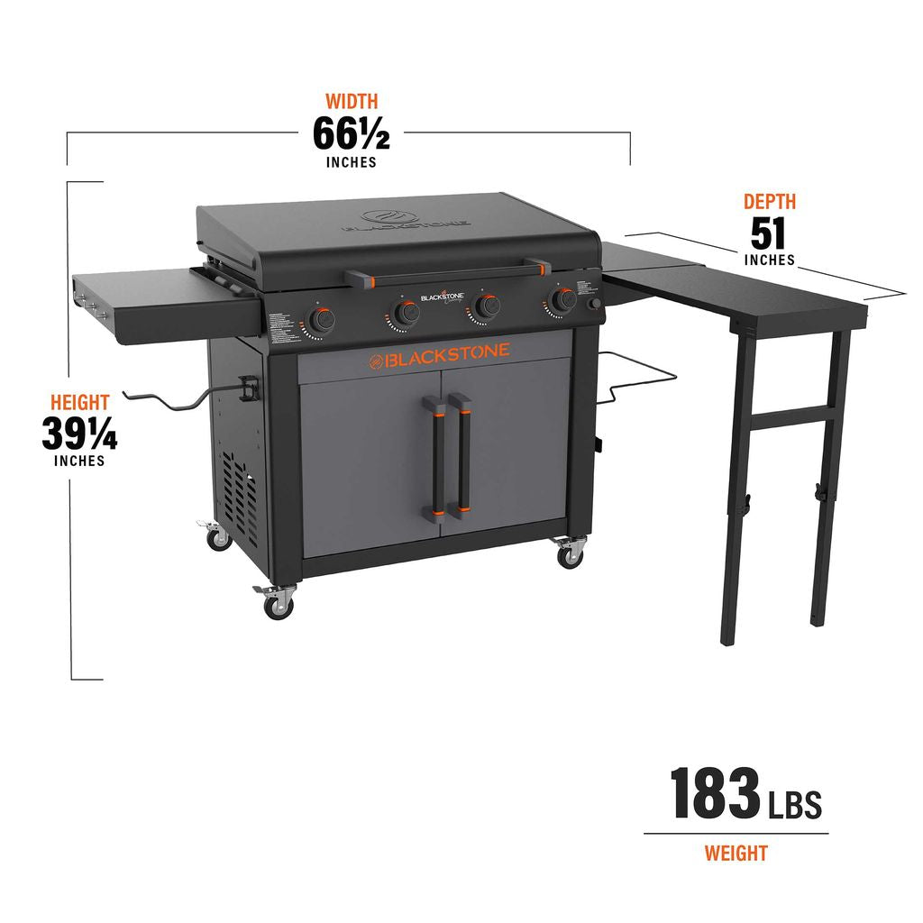 Blackstone 36" Cabinet Griddle with side table - My Store