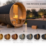 The Pennine Barrel by SaunaPlunge - Traditional Outdoor Luxury (6 person) - My Store