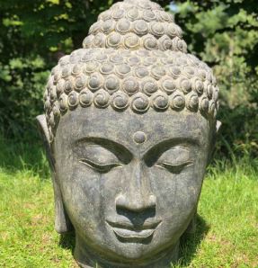 Tripod Home Cast stone Buddha head - My Store