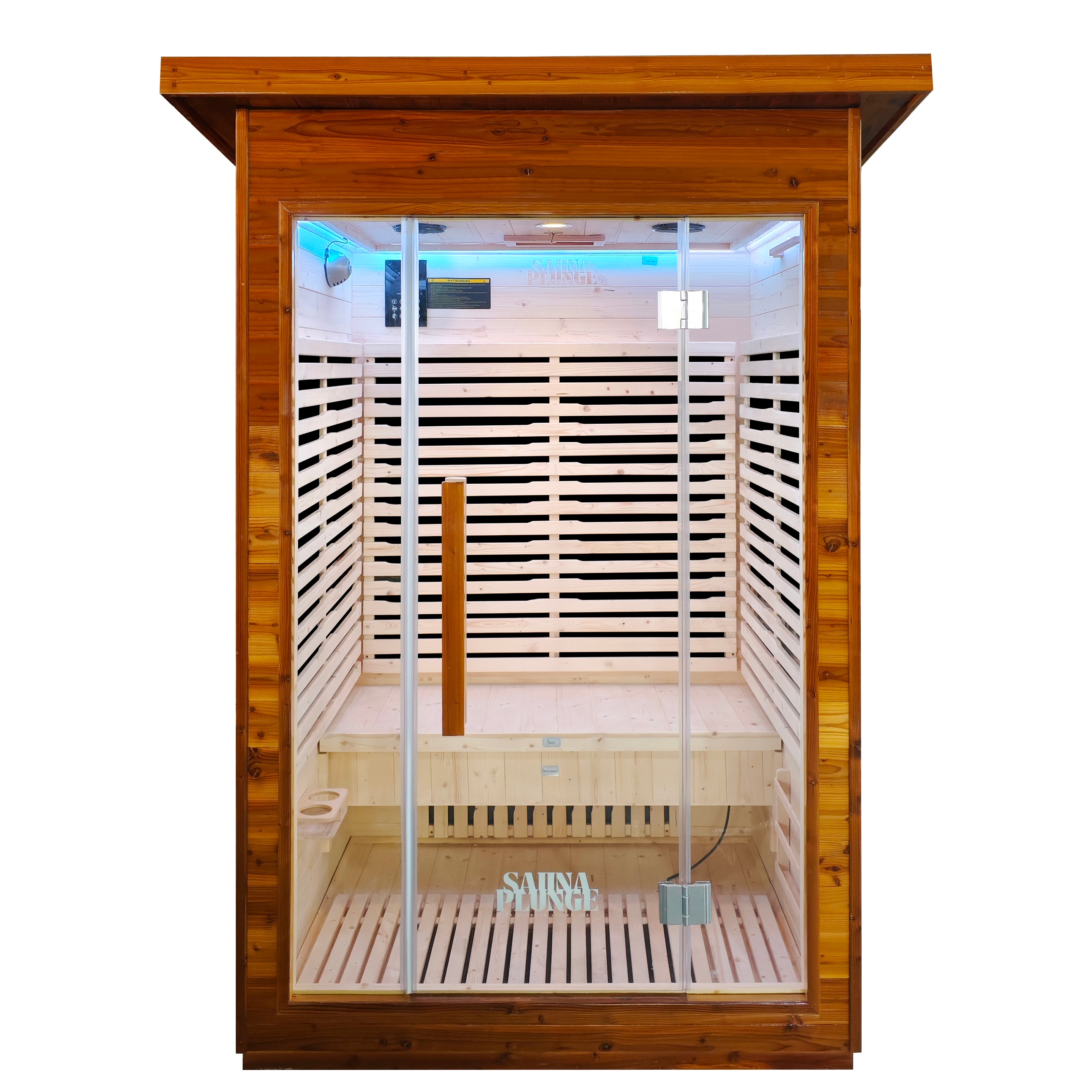 The Yorkshire Cabin - SaunaPlunge Thermo Treated Outdoor Infrared Sauna - 2 person - My Store