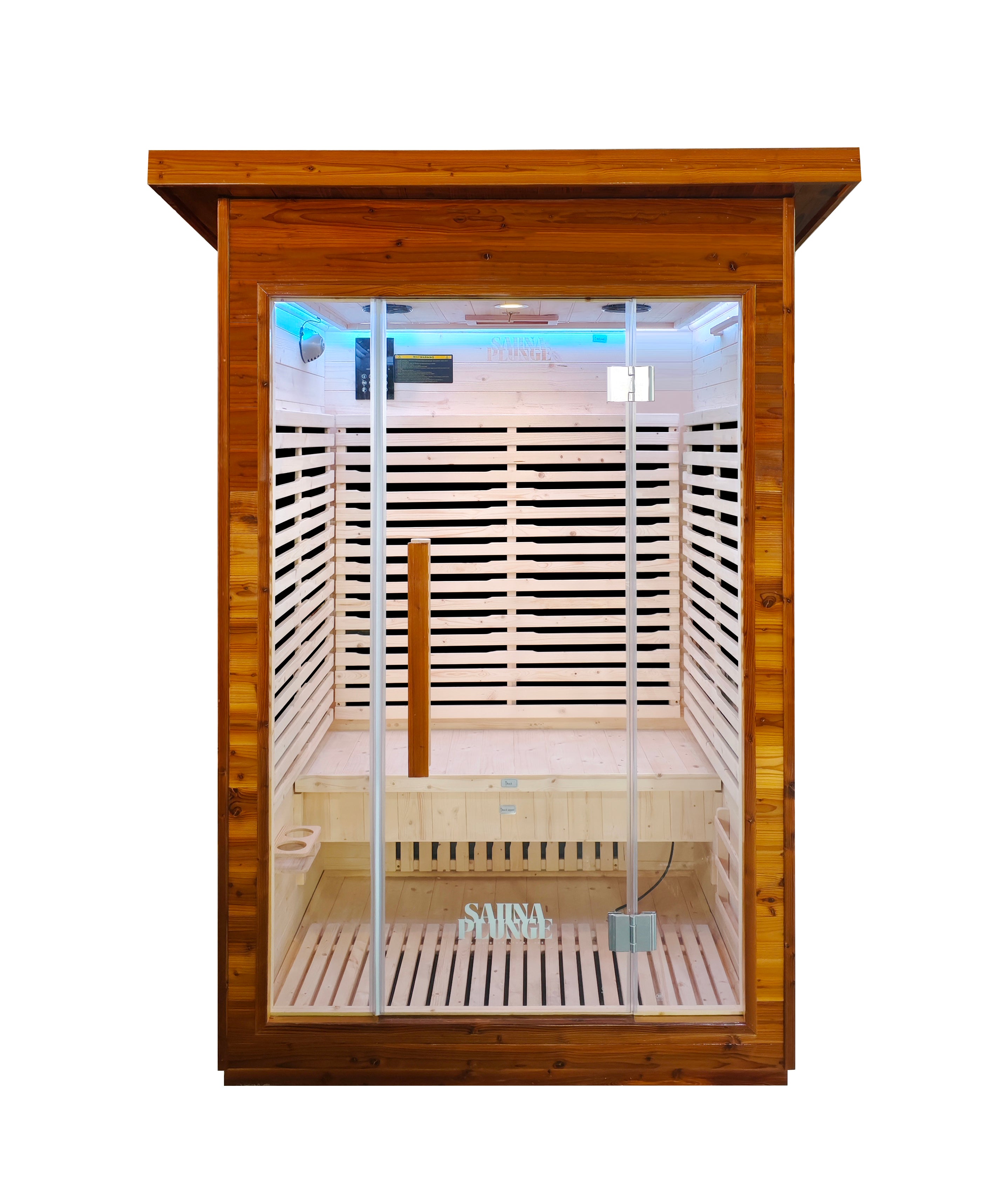 The Yorkshire Cabin - SaunaPlunge Thermo Treated Outdoor Infrared Sauna - 2 person - My Store