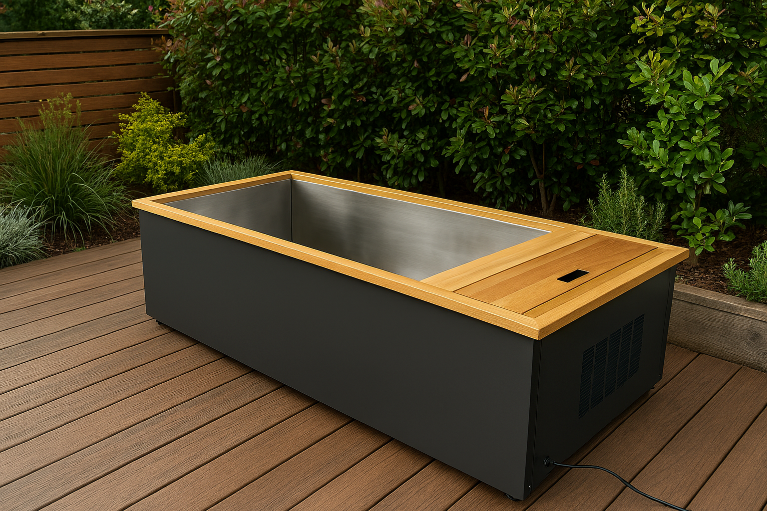 The Peak Plunge by SaunaPlunge: 1-Person Ice bath with chiller - My Store
