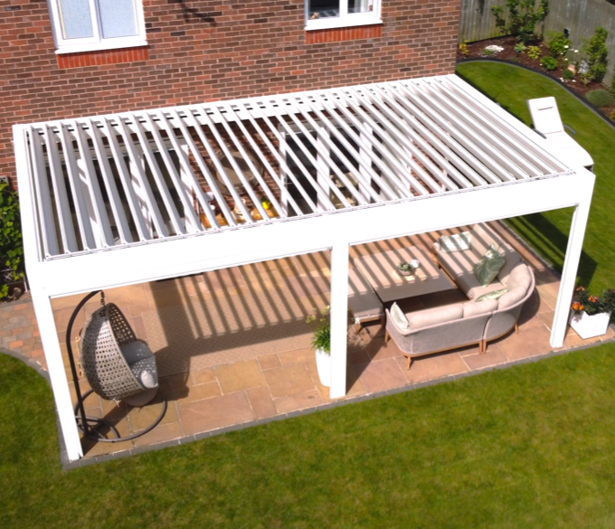 Louvered Roof Pergola - My Store