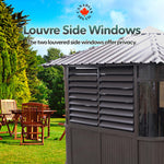 Canadian Spa Fraser Gazebo 10ft x 10ft - Chocolate - My Store