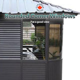 Canadian Spa Fraser Gazebo 10ft x 10ft - Chocolate - My Store