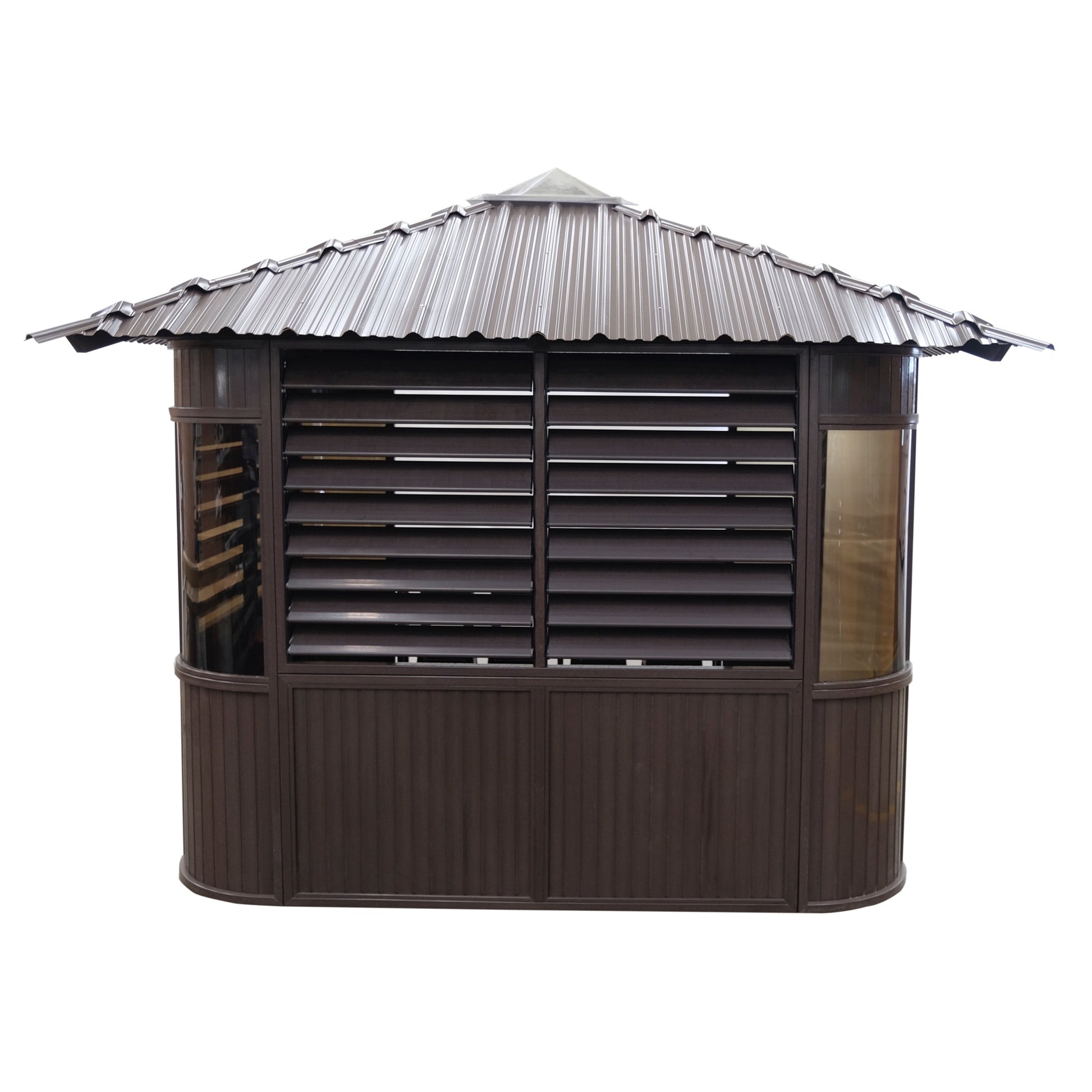 Canadian Spa Fraser Gazebo 10ft x 10ft - Chocolate - My Store