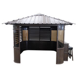 Canadian Spa Fraser Gazebo 10ft x 10ft - Chocolate - My Store