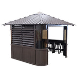 Canadian Spa Fraser Gazebo 10ft x 10ft - Chocolate - My Store