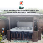 Canadian Spa Fraser Gazebo 10ft x 10ft - Chocolate - My Store