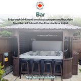 Canadian Spa Fraser Gazebo 10ft x 10ft - Chocolate - My Store