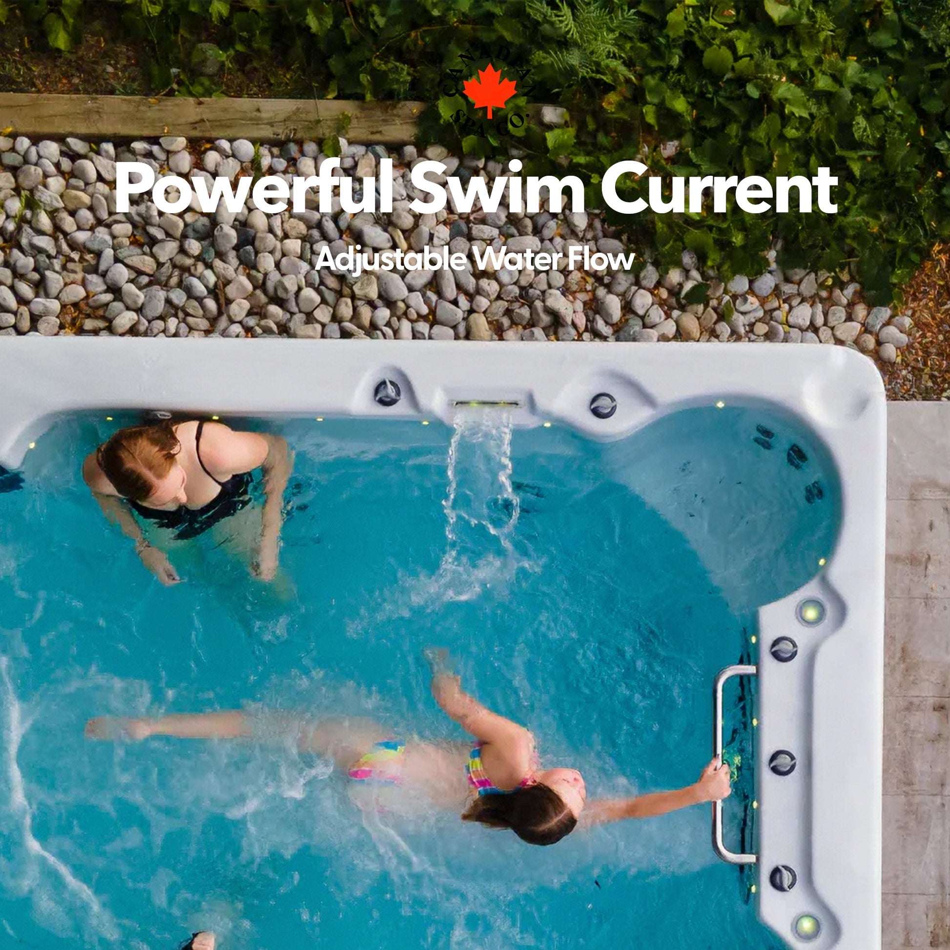 Canadian Spa 13ft Swim Spa 15HP-Jet, 3-Person - St Lawrence XSport - My Store