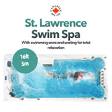 Canadian Spa 16ft Swim Spa 19HP-Jet 7-Person - XTrainer - My Store