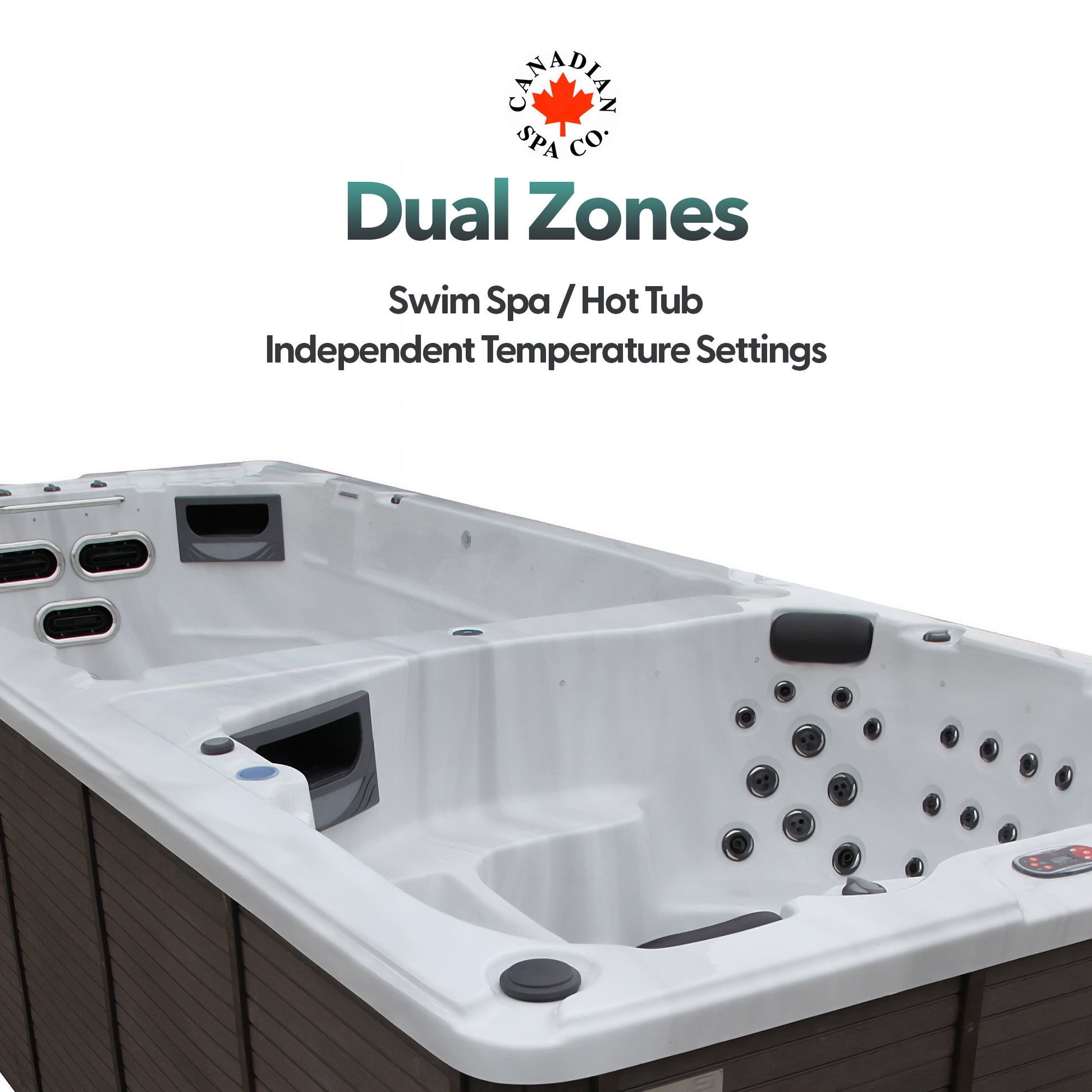 Canadian Spa 20ft Dual Temperature Swim Spa 15HP - Sport - My Store