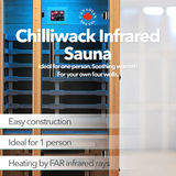 Canadian Spa Ex-Display Chilliwack 1 - Person Sauna W101.5 x D96.5 x H190.5cm - My Store