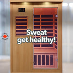 Canadian Spa Tremblant 2-Person Sauna 127cm x 105cm x 195cm - My Store