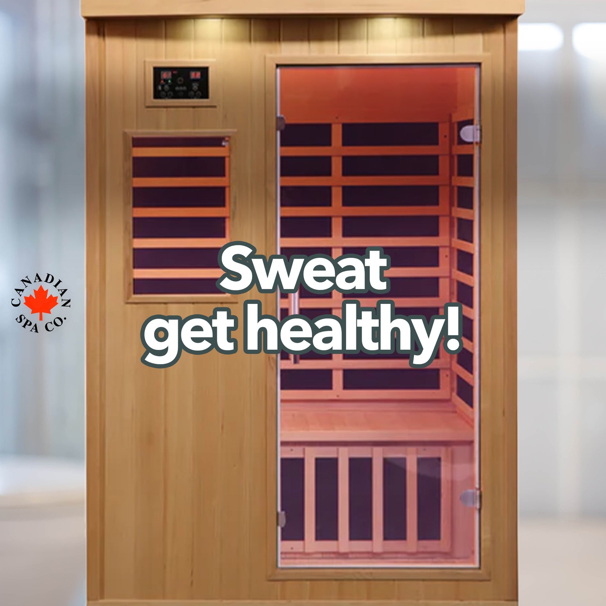 Canadian Spa Tremblant 2-Person Sauna 127cm x 105cm x 195cm - My Store