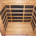 Canadian Spa Outdoor Oval Barrel Sauna Combination Infrared/ traditional 1842 x1200 x 1945mm - My Store