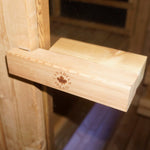 Canadian Spa Outdoor Oval Barrel Sauna Combination Infrared/ traditional 1842 x1200 x 1945mm - My Store