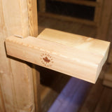 Canadian Spa Outdoor Oval Barrel Sauna Combination Infrared/ traditional 1842 x1200 x 1945mm - My Store