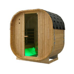 Canadian Spa Outdoor Oval Barrel Sauna Combination Infrared/ traditional 1842 x1200 x 1945mm - My Store