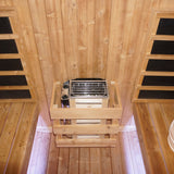 Canadian Spa Outdoor Oval Barrel Sauna Combination Infrared/ traditional 1842 x1200 x 1945mm - My Store