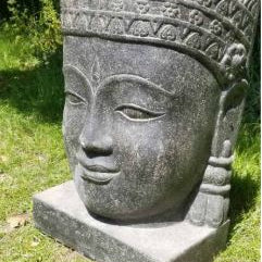 Tripod Home Cast stone Khyer head water feature - My Store