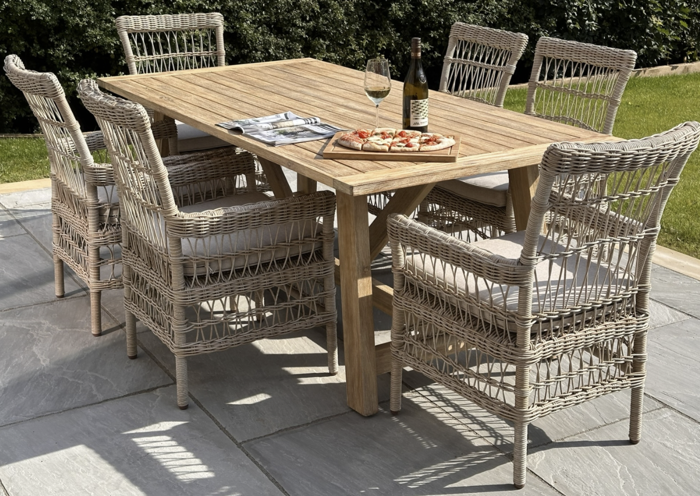 Provence Collection Outdoor Large Dining Table - My Store