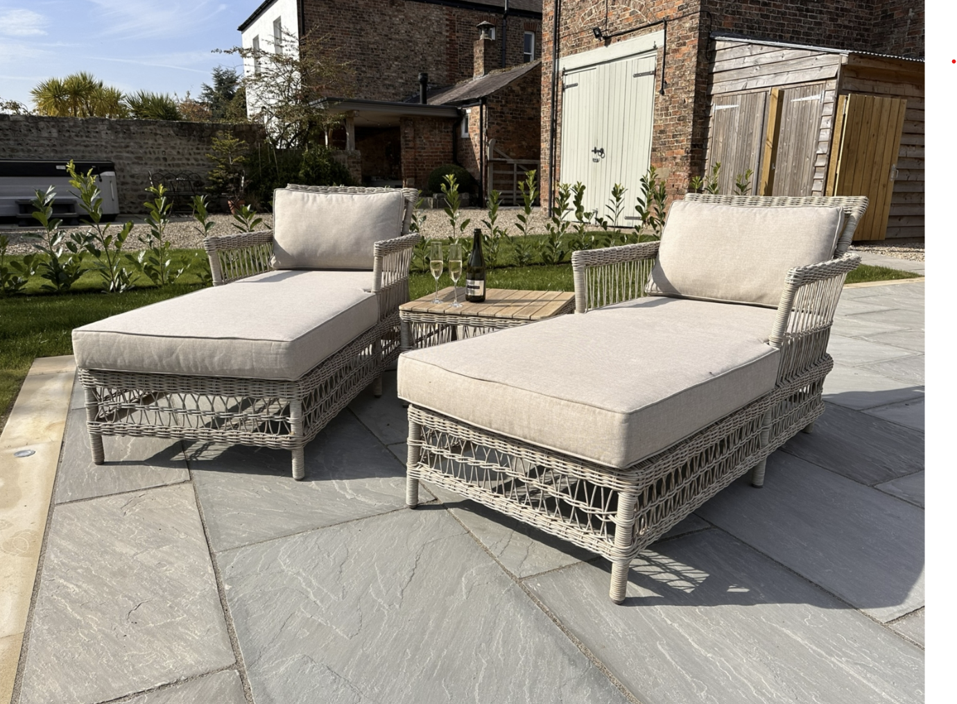 Provence Collection Outdoor Sun Lounger Set - My Store