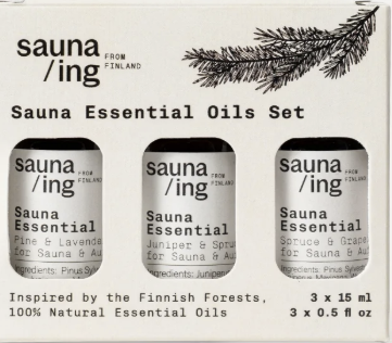 Sauna Ing Sauna Essential Oils Set x 3 - My Store