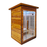 The Yorkshire Cabin - SaunaPlunge Thermo Treated Outdoor Infrared Sauna - 2 person - My Store