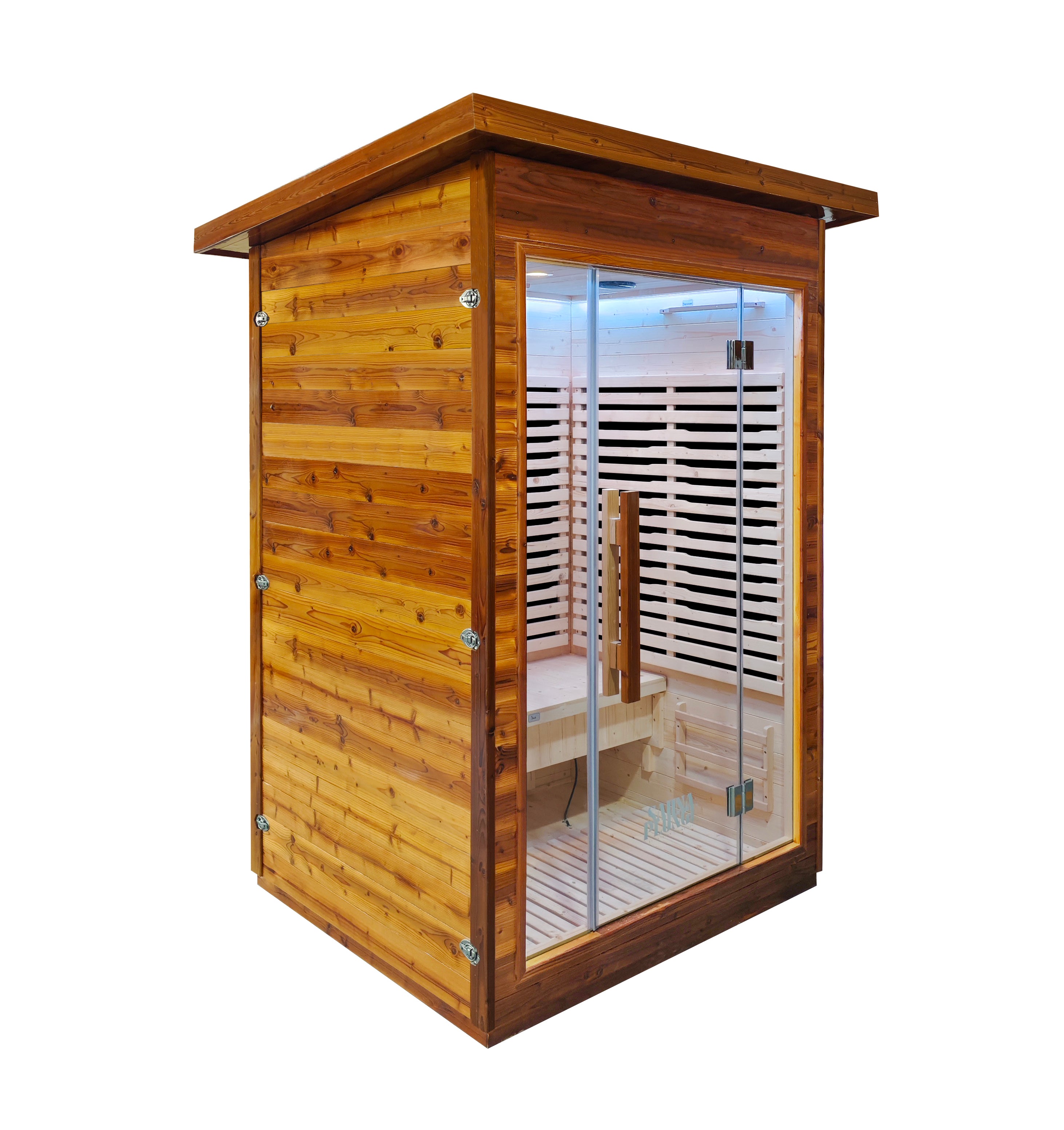 The Yorkshire Cabin - SaunaPlunge Thermo Treated Outdoor Infrared Sauna - 2 person - My Store