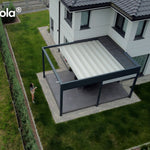 Tarasola Flat - Retractable Fabric Roof Pergola - My Store