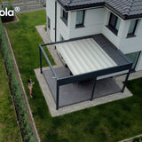 Tarasola Flat - Retractable Fabric Roof Pergola - My Store