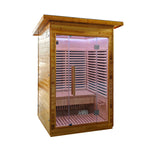 The Yorkshire Cabin - SaunaPlunge Thermo Treated Outdoor Infrared Sauna - 2 person - My Store