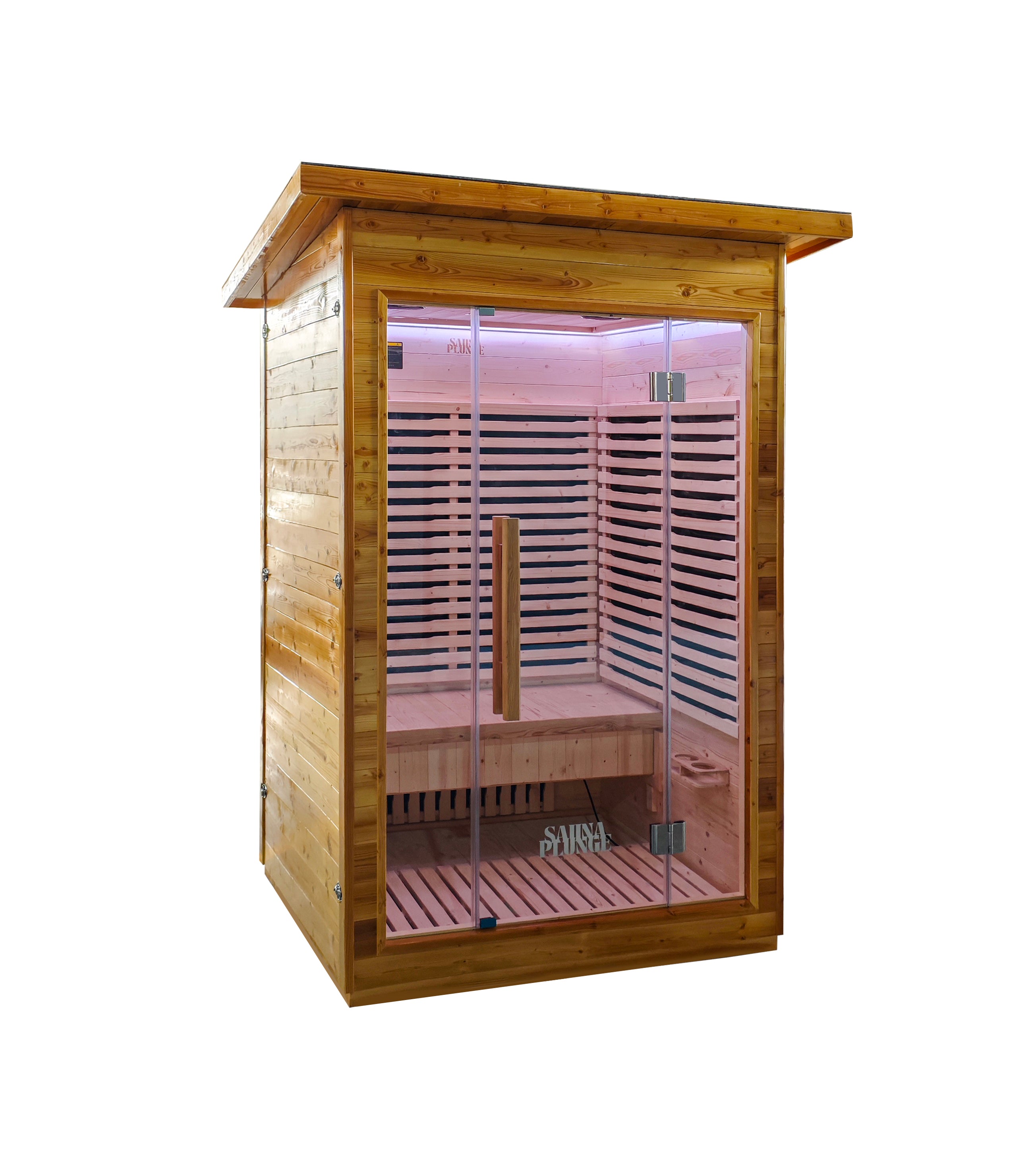 The Yorkshire Cabin - SaunaPlunge Thermo Treated Outdoor Infrared Sauna - 2 person - My Store