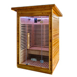 The Yorkshire Cabin - SaunaPlunge Thermo Treated Outdoor Infrared Sauna - 2 person - My Store