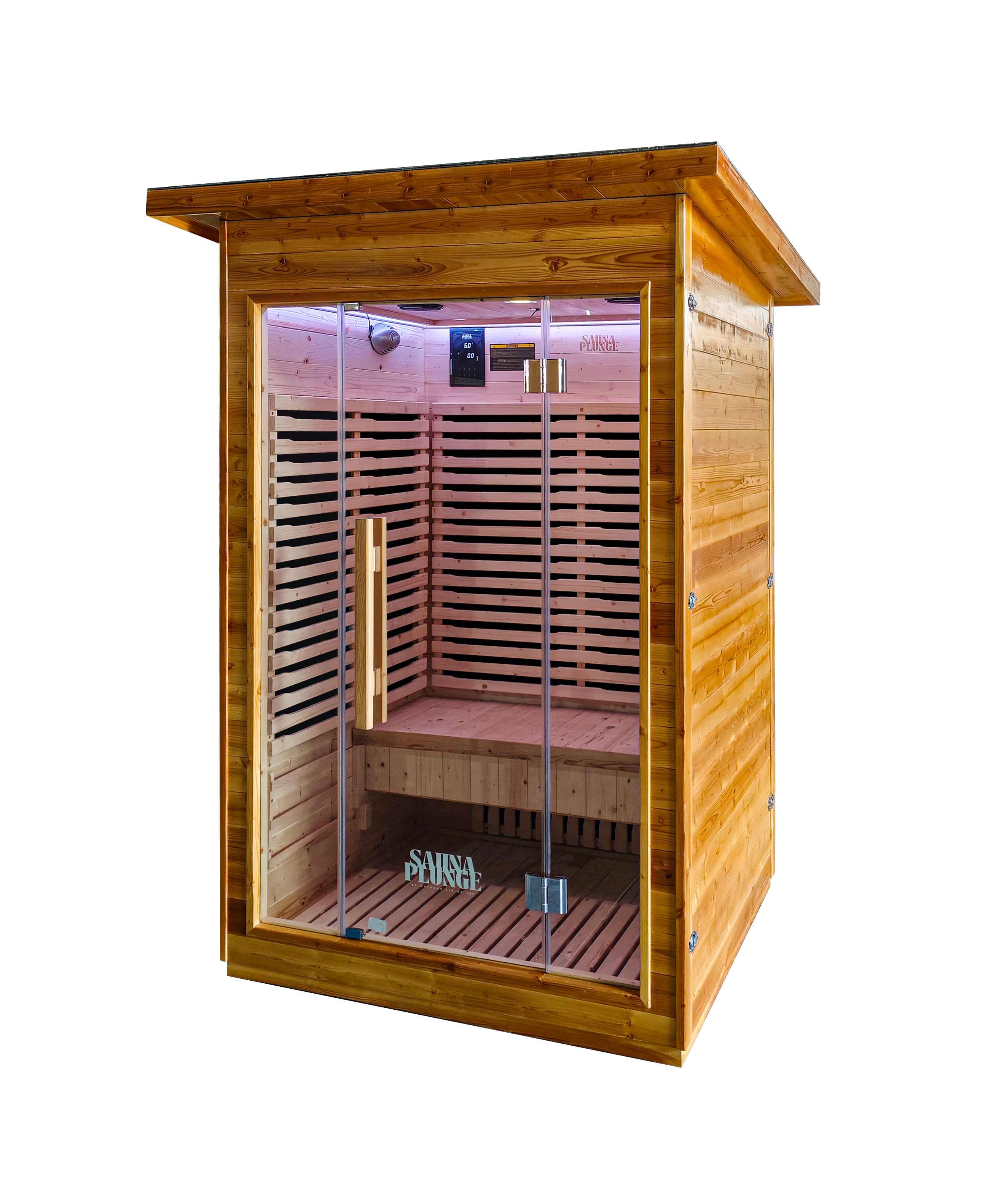 The Yorkshire Cabin - SaunaPlunge Thermo Treated Outdoor Infrared Sauna - 2 person - My Store