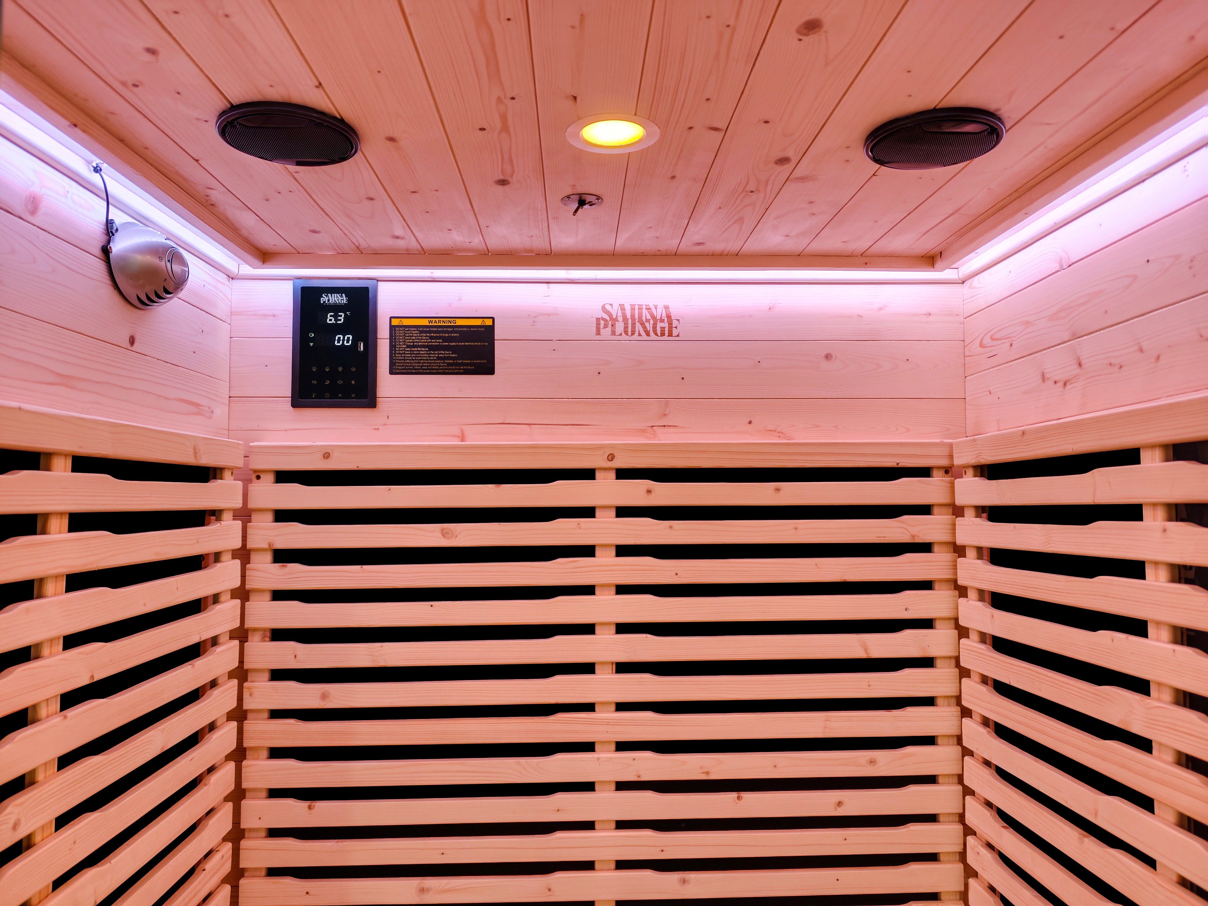 The Yorkshire Cabin - SaunaPlunge Thermo Treated Outdoor Infrared Sauna - 2 person - My Store